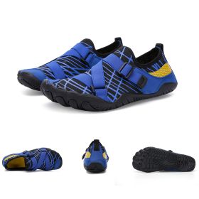 Fitness Yoga Outdoor Large Size Hiking Shoes (Option: A026 blue-40)