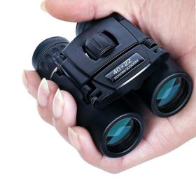 40x22 HD Powerful Binoculars 2000M Long Range Folding Mini Telescope BAK4 FMC Optics For Hunting Sports Outdoor Camping Travel (Color: Black)