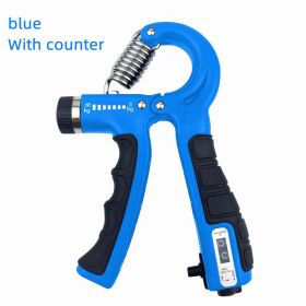 Counting Grip Strength Rehabilitation Training Finger Strength Exercise (Color: Blue)