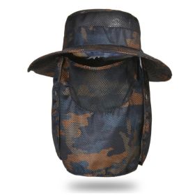 Fishing Hat; Waterproof Sun Protection Boonie Hat For Outdoor Safari Hunting Hiking Gardening (Color: Tangerine)