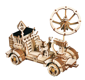 Robotime 4 Kind Moveable 3D Wooden Space Hunting Solar Energy Toy Assembly Gift for Children Teens Adult LS (SKU: LS401)