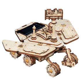 Robotime 4 Kind Moveable 3D Wooden Space Hunting Solar Energy Toy Assembly Gift for Children Teens Adult LS (SKU: LS503)