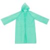 Reusable Rain Poncho; EVA Conjoined Fashionable Transparent Raincoat For Students; Children