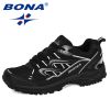 BONA 2022 New Designers Popular Sneakers Hiking Shoes Men Outdoor Trekking Shoes Man Tourism Camping Sports Hunting Shoes Trendy