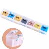 Pill Box; 7 Days Compartment Box; Smart Pill Dispenser; Plastic Weekly Pill Container; 7 Day Jumbo Pill Boxes