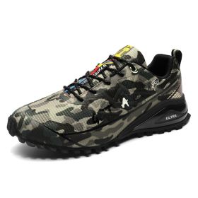 Men's Outdoor Off-road Running Shoes Air Cushion Mountaineering (Option: Camouflage-41)